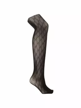 Колготки GG Supreme Gucci, черный