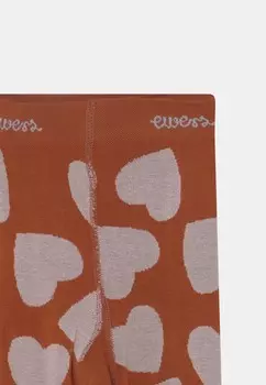 Колготки GIRL SINGLE HEARTS ALLOVER TIGHTS Ewers, красный