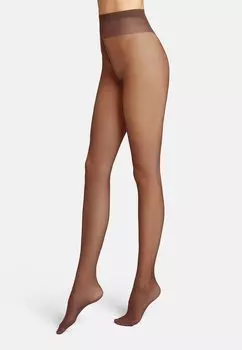 Колготки INDIVIDUAL 10 Wolford, коричневый