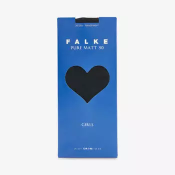 Колготки из эластичной ткани Pure Matt плотностью 30 ден Falke, черный