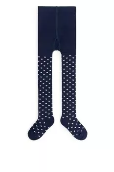 Колготки из смесового хлопка Arket, синий