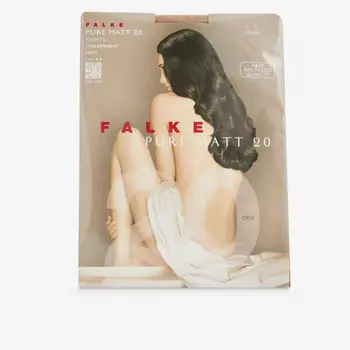 Колготки из смесовой эластичной ткани Pure Matte плотностью 20 DEN Falke, цвет 4169 powder