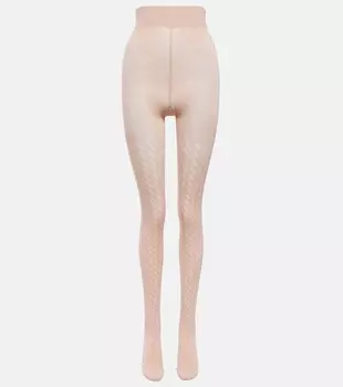 Колготки из смесовой шерсти WOLFORD, розовый