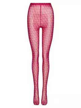 Колготки из тюля Iconographe Valentino Garavani, розовый