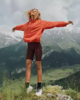 Колготки короткие On-Running, коричневый