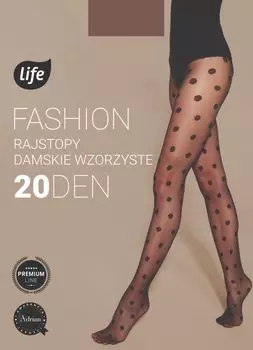 Колготки Life Fashion Nero Due Kropki 20 DEN, 4