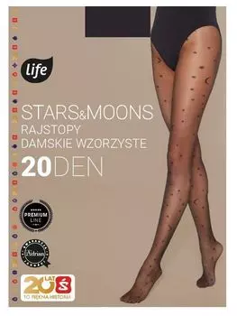 Колготки Life Stars & Moons 20 DEN Nero, 4