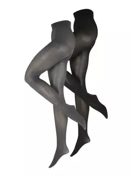 Колготки Lindex, серый/черный