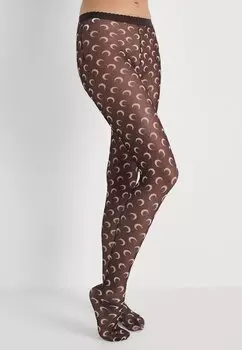 Колготки MOONOGRAM FLOCK TIGHTS MARINE SERRE, коричневый