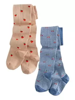 Колготки Next, цвет Blue/Cappuccino