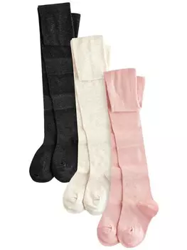 Колготки Next Tights, цвет cream/light pink/mottled black