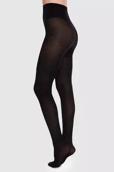 Колготки nina с рыбьими косточками 40 ден Swedish Stockings, черный