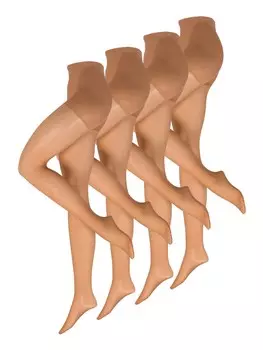 Колготки Nur Die Goodbye Laufmaschen, бежевый