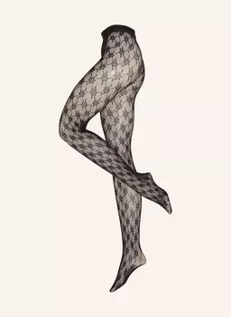 Колготки роза Wolford, цвет 7005 BLACK