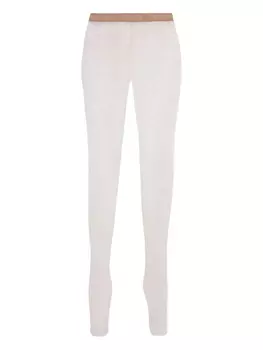 Колготки с логотипом на поясе Valentino Garavani, нейтральный