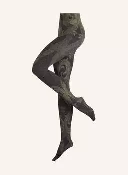 Колготки с металлизированным жаккардом Wolford, мультиколор