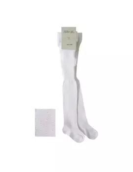 Колготки с микрорисунком - белые Story Loris, цвет Bianco Ottico