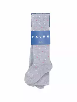 Колготки с принтом полька Falke, серый