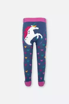 Колготки с радужным сердцем Kite, темно-синий