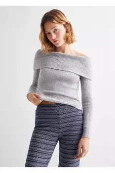 Колготки с рисунком Mango, темно-синий