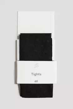 Колготки с рисунком плотностью 20 ден H&M, черный