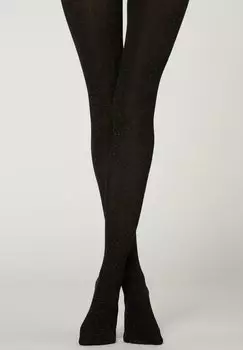 Колготки SOFT GLITTER OPAQUE Calzedonia, черный