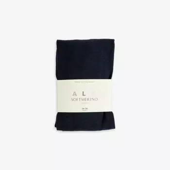 Колготки Softmerino из смесовой шерсти Falke, темно-синий