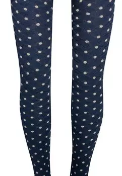 Колготки STRUKTUR GLITZERPUNKTE Ewers, синий