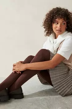 Колготки термо 100d Next, коричневый