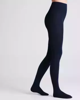 Колготки термо 140 денье Ysabel Mora, тёмно-синий
