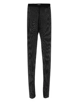 Колготки в горошек WARDROBE.NYC, черный