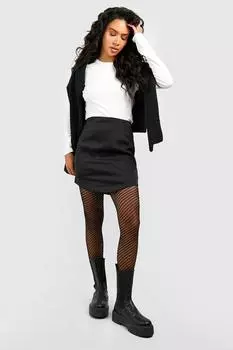 Колготки в полоску Boohoo, черный