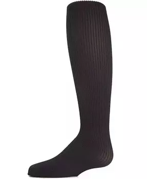 Колготки в рубчик с текстурированными пальцами для девочек Memoi, серый