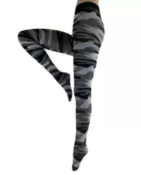 Колготки в стиле милитари в стиле фэнтези Desert explorer плотностью 80 ден Hyd, темно-серый