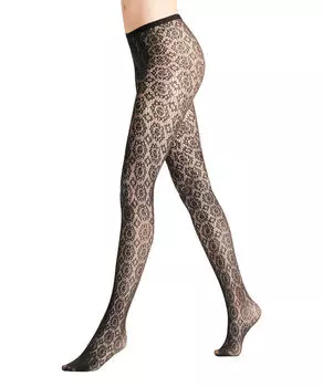 Колготки "восстанавливает кружево" Falke, черный