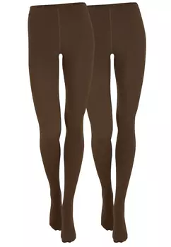 Колготки Yenita 2 шт Thermon, коричневый