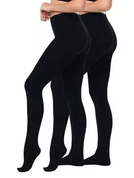 Колготки Yenita THERMO Strumpfhosen 2er Pack, mit Innenfleece, черный