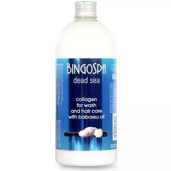 Коллаген для мытья и ухода за волосами с маслом бабассу, 500 мл BingoSpa
