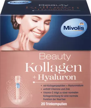 Коллаген красоты + гиалуроновая кислота питьевые ампулы 20 шт. 500 мл. Mivolis