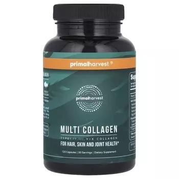 Коллаген Primal Harvest Multi, 120 капсул