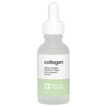 Коллаген, ультраэффективная сыворотка, без отдушек, 1 унция (30 мл) Natural Outcome
