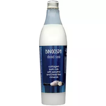 Коллагеновое молочко для ванн, спирулина и минералы Мертвого моря BINGOSPA Dead Sea