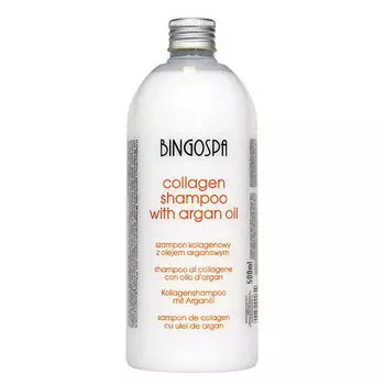 Коллагеновый шампунь с аргановым маслом, 500 мл Bingospa