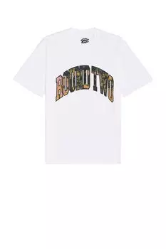 Колледжская футболка Round Two, белый