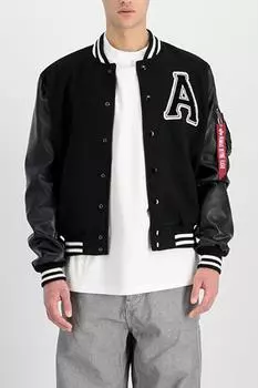 Колледжская куртка Alpha Industries, черный