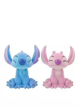 Коллекционная фигурка Disney Lilo & Stitch, Stitch & Angel kissing (Flocked)