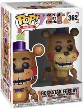 Коллекционная фигурка Funko Pop! Games: Five Nights at Freddy's Pizza Simulator - Rockstar Freddy