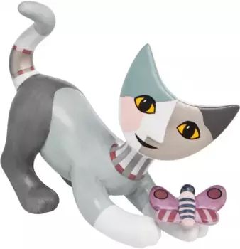 Коллекционная фигурка Goebel "Мелитина", Розина Вахтмайстер 6х8,5х3,5 см, серый/розовый