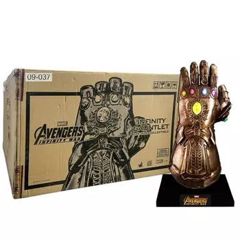 Коллекционная фигурка Hot Toys Avengers: Infinity Wars, Infinity Gaunlet Life -Size LMS006, 68-75 см