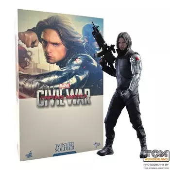 Коллекционная фигурка Hot Toys Captain America: Civil War, Winter Soldier MMS351, 31 см